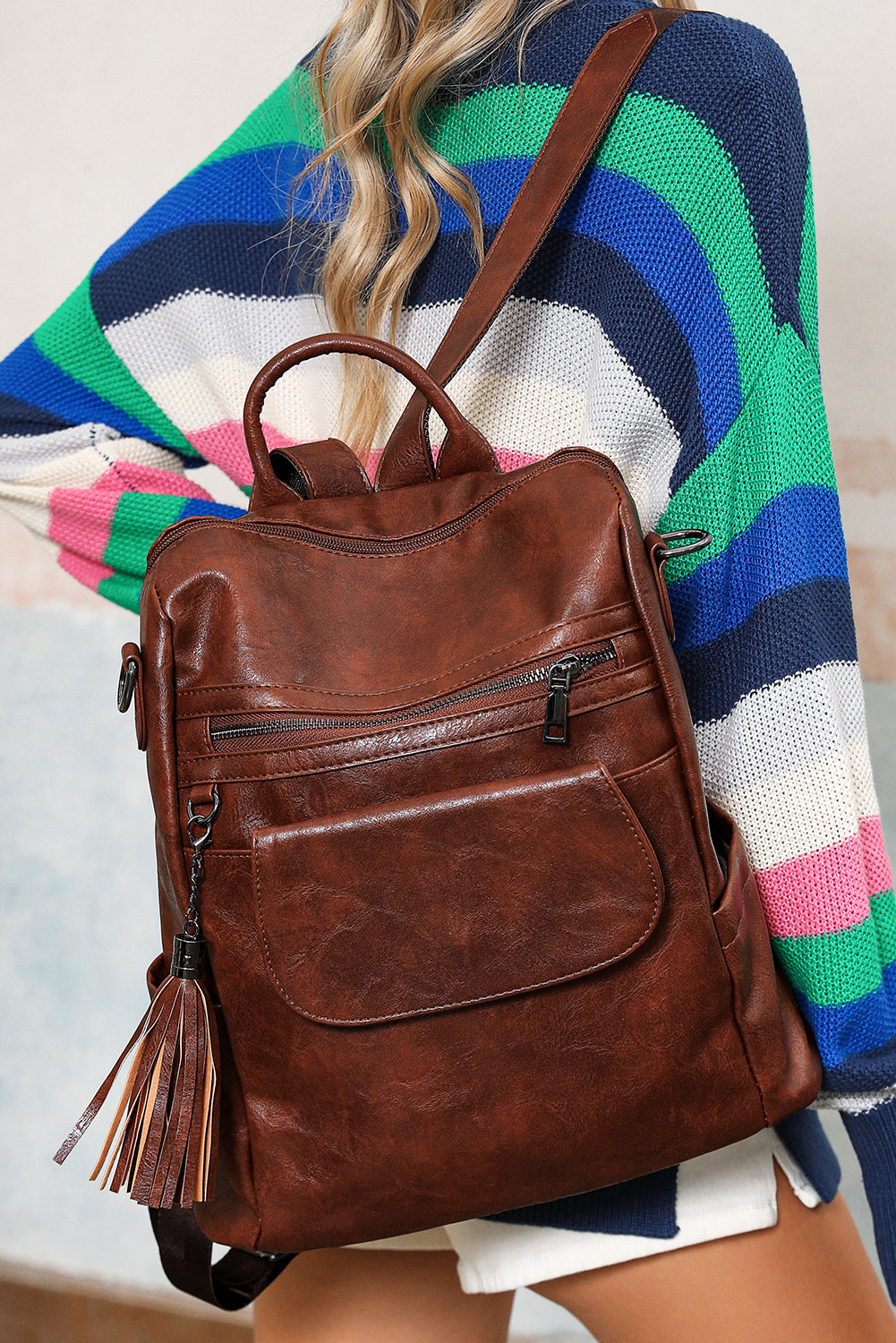 Dark Brown Backpack