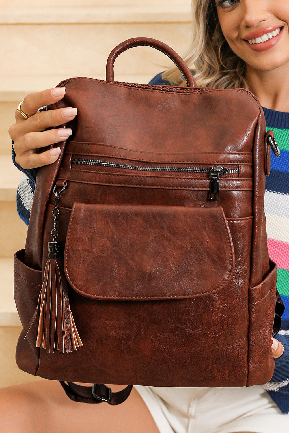 Dark Brown Backpack