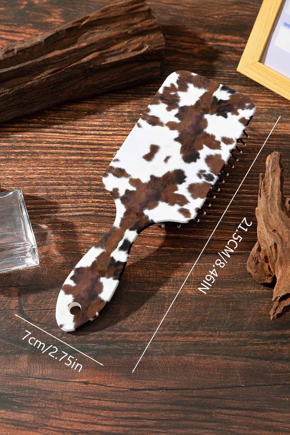 Chestnut Cowhide Air Cushion Brush