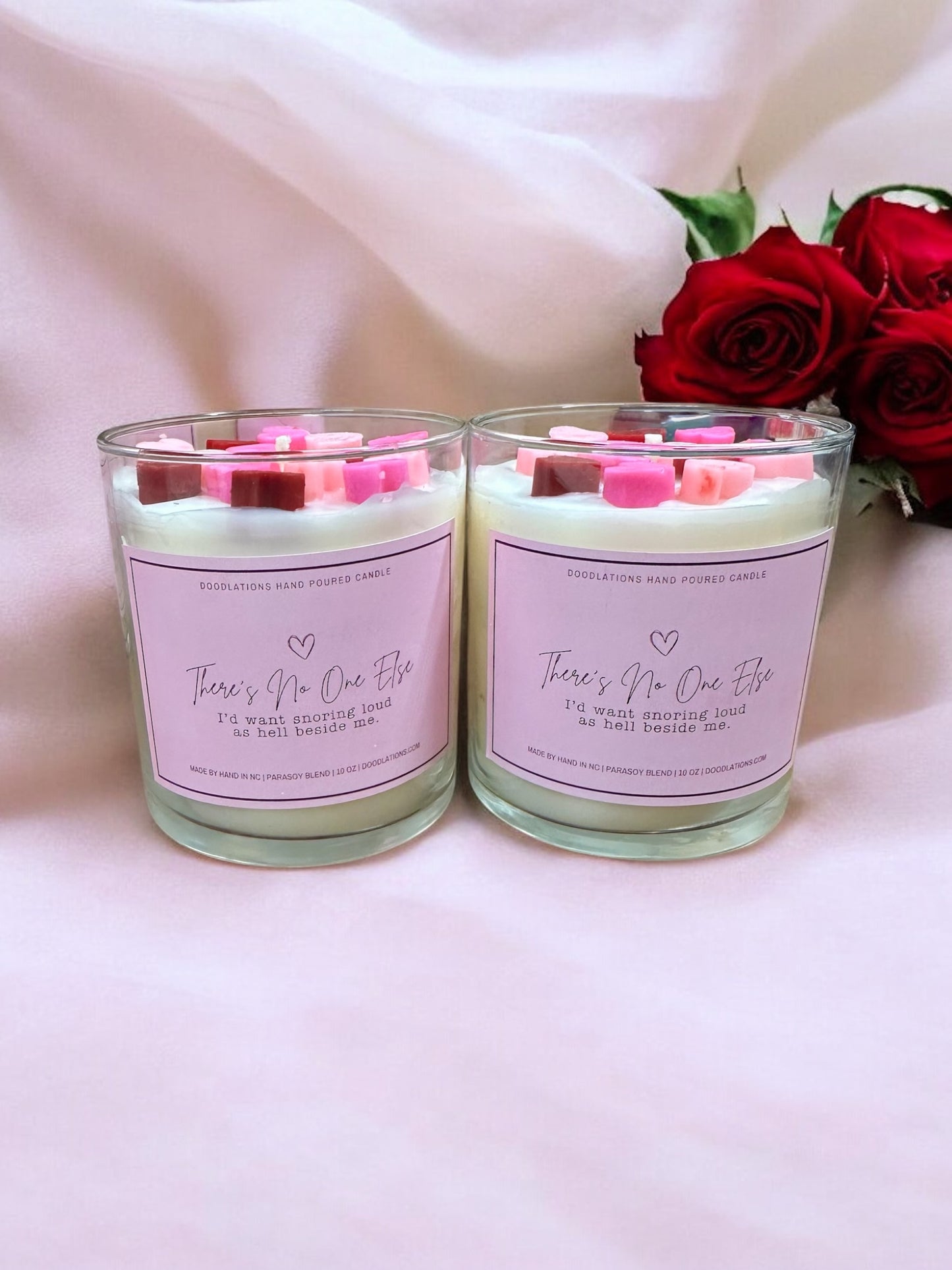 Vanilla Valentine's Day Candles (Options Available)