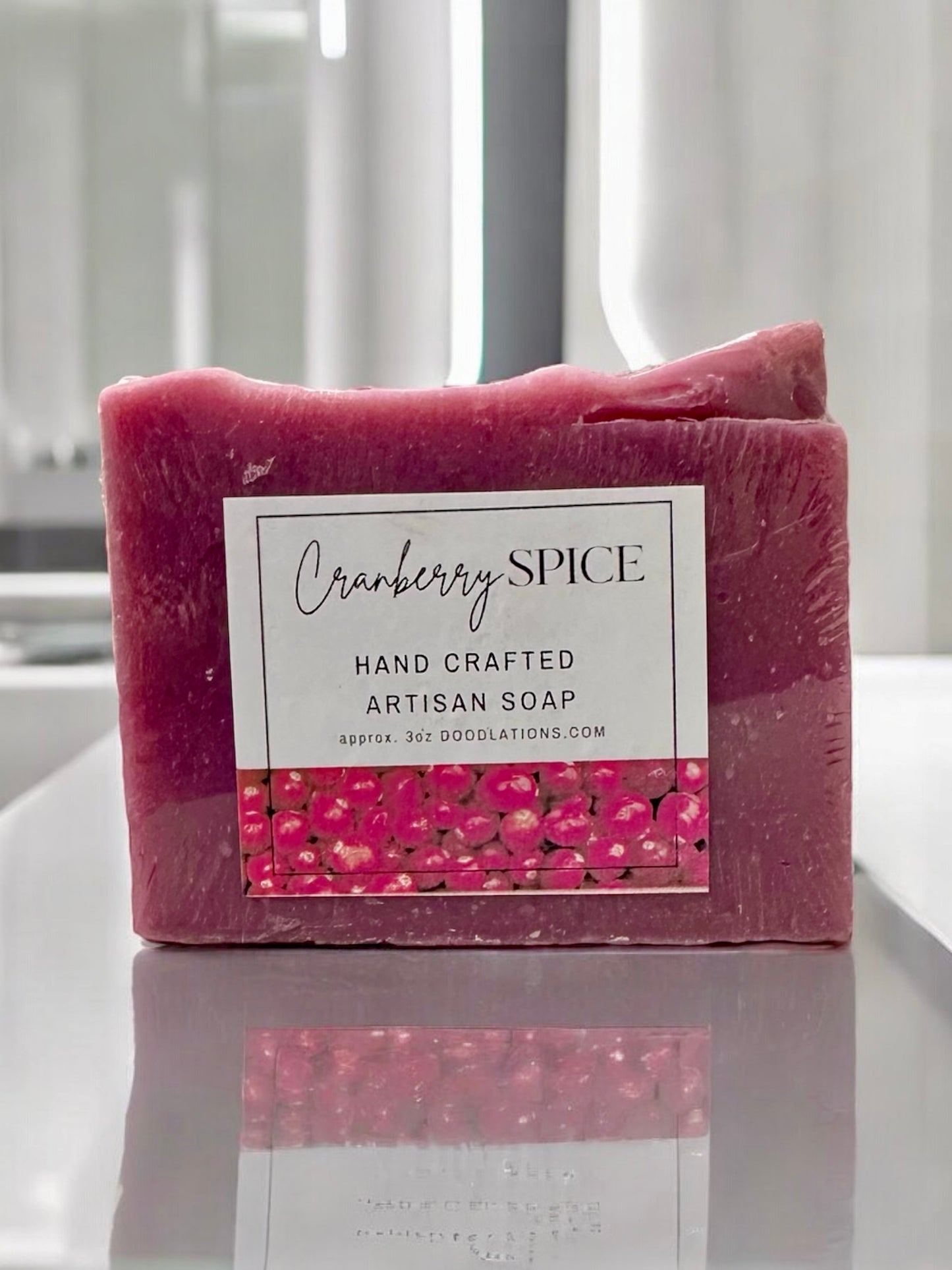 Cranberry Spice Handcrafted Artisan Soap