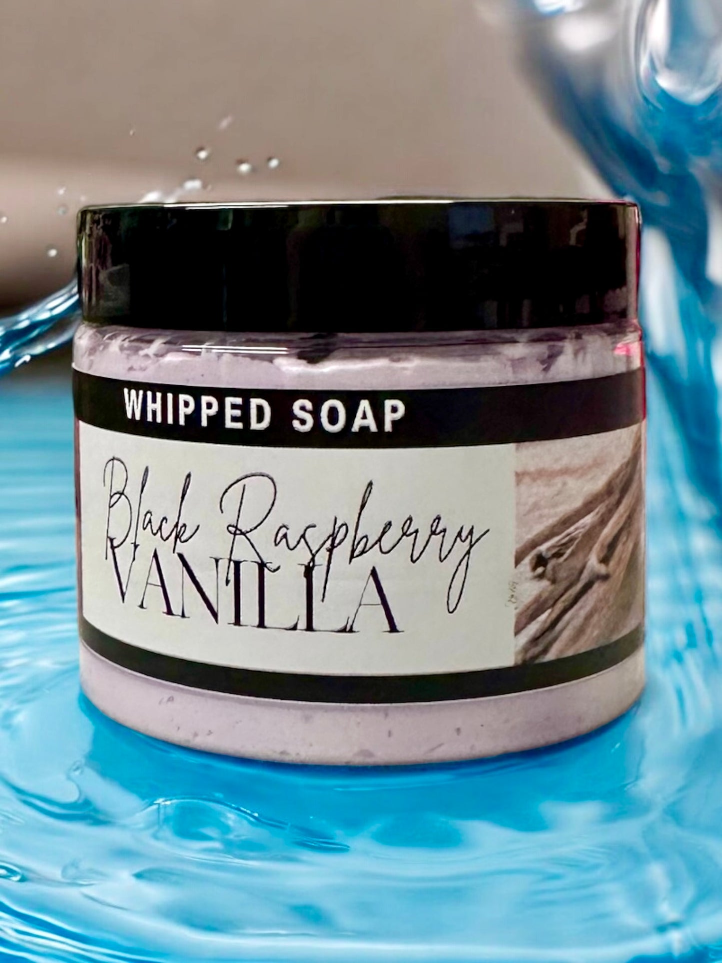 Black Raspberry Vanilla Whipped Soap