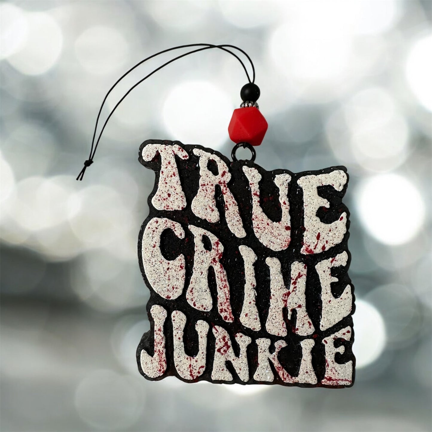 True Crime Junkie Large Hanging Freshie - Options Available