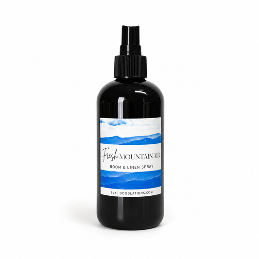 Doodlations Room & Linen Spray | Fresh Mountain Air