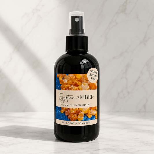 Doodlations Room & Linen Spray | Egyptian Amber
