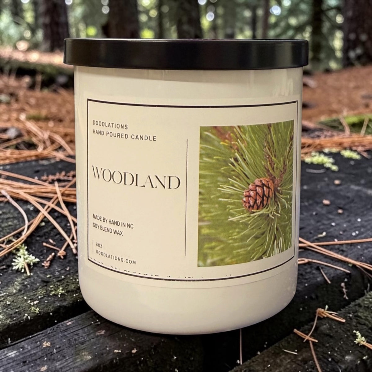 Doodlations Boutique Candle | Woodland