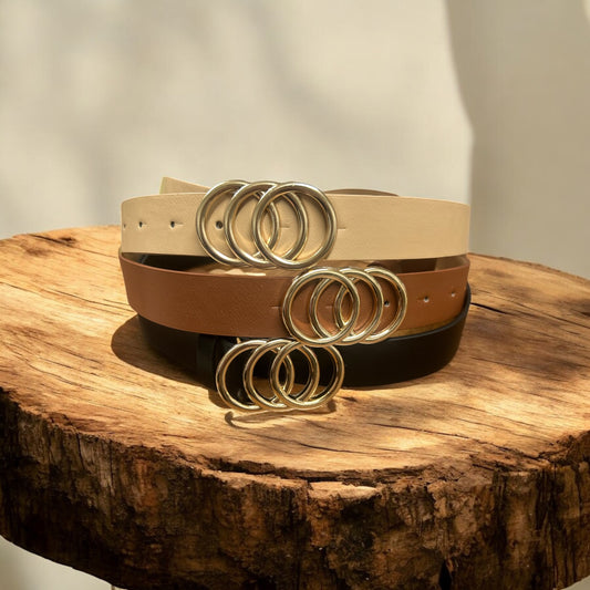 Tri-circle Fashion Belt