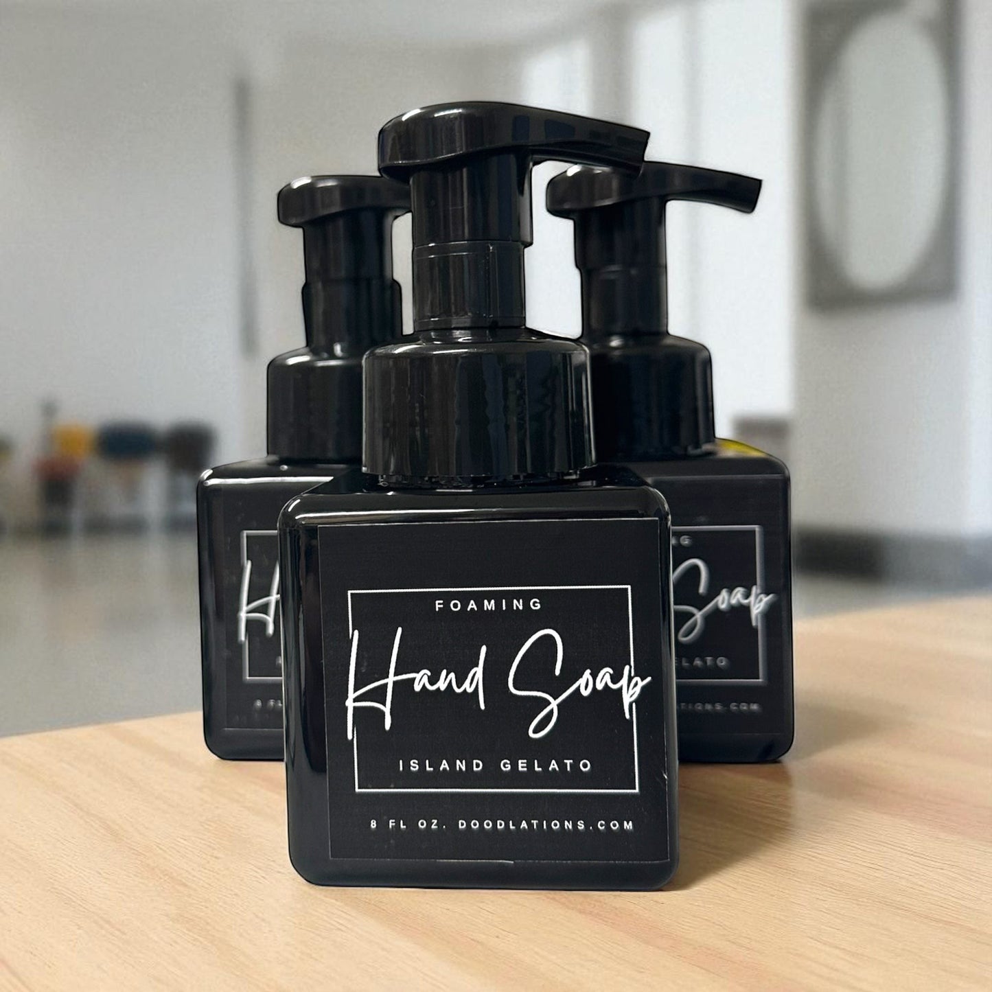 Doodlations foaming Island Geleto hand soap