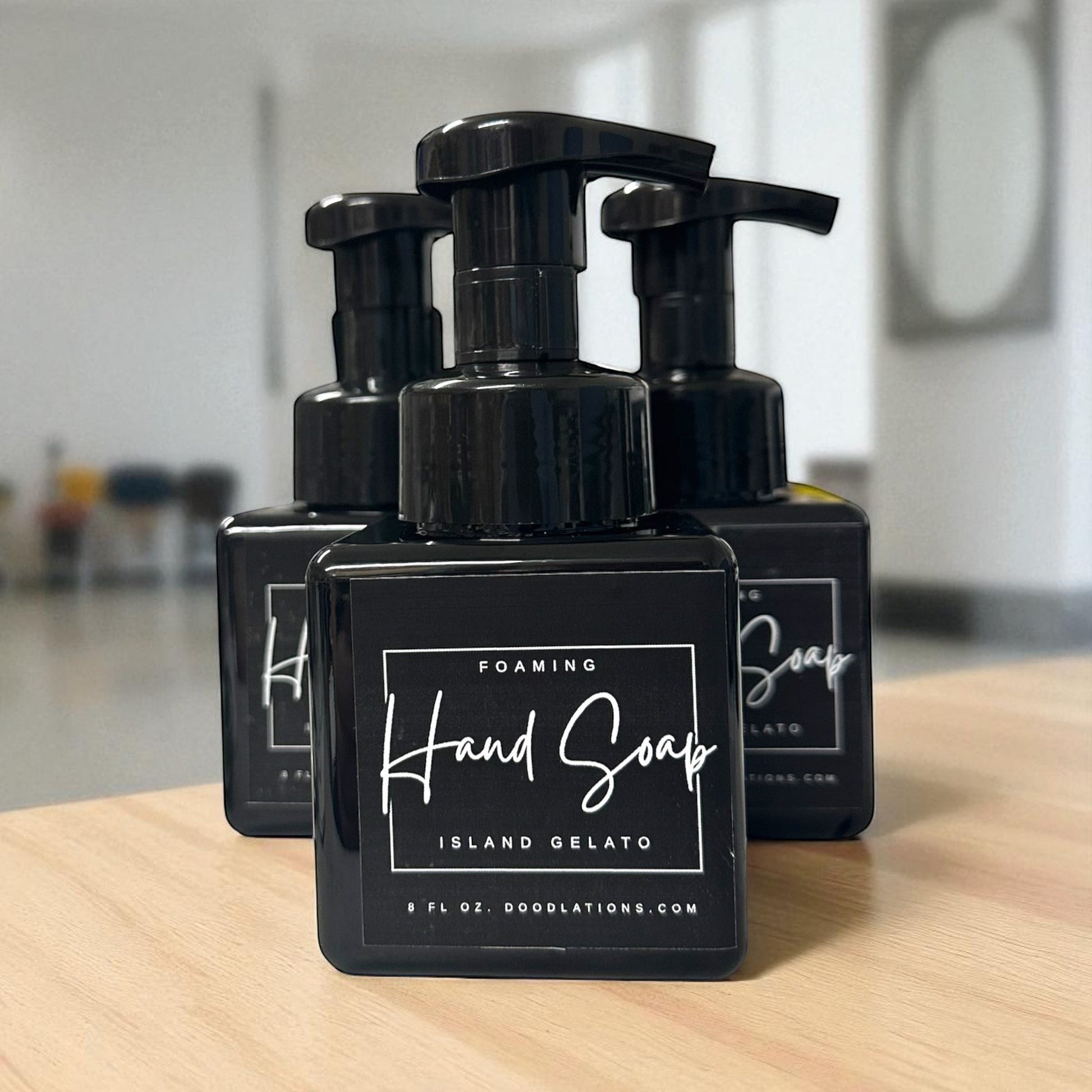 Doodlations foaming Island Geleto hand soap