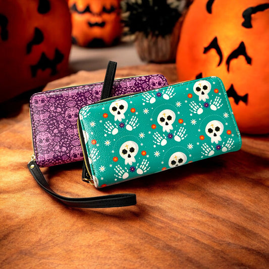 Halloween Skull Clutch