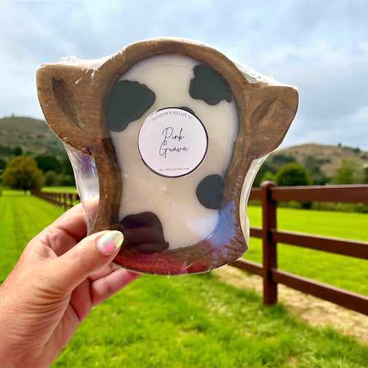 Pink Guava Mini Cow Head Dough Bowl