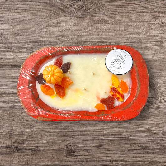 Fall Dough Bowl Candle - Apple Maple Bourbon Scent