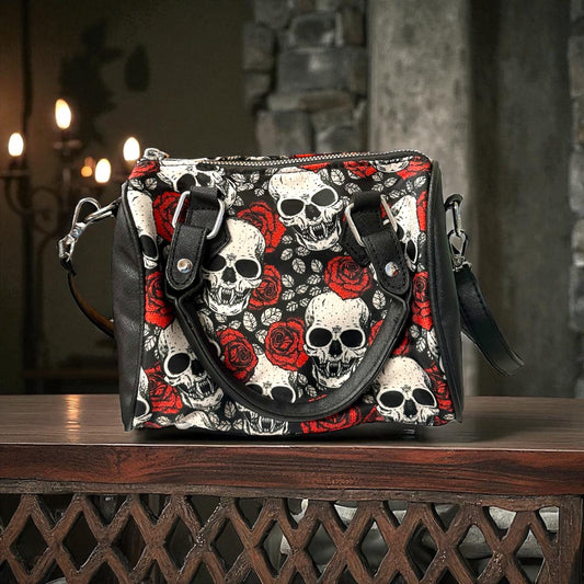 Red & Black Skull Purse
