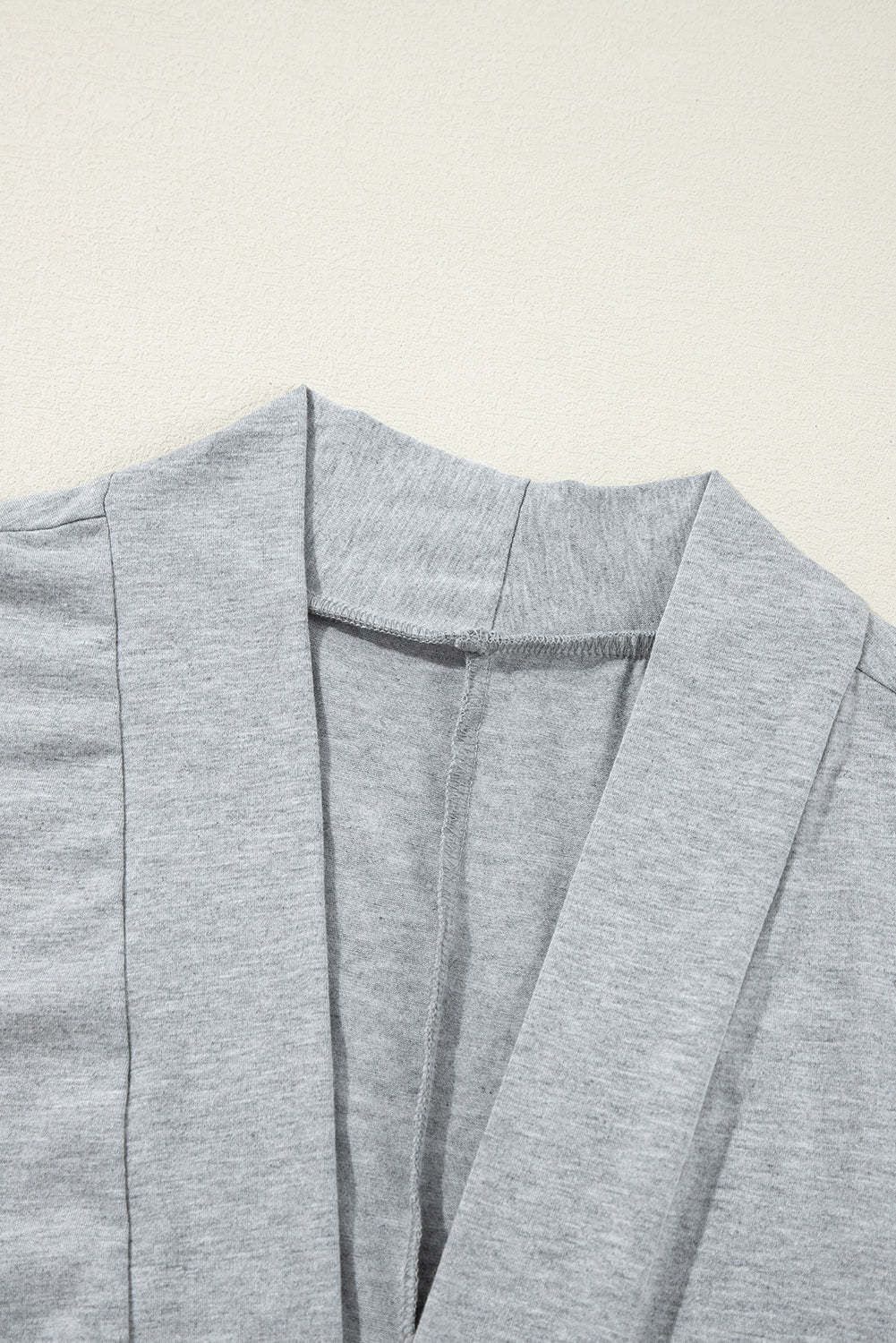 Grey Long Cardigan and Pants Loungewear Set