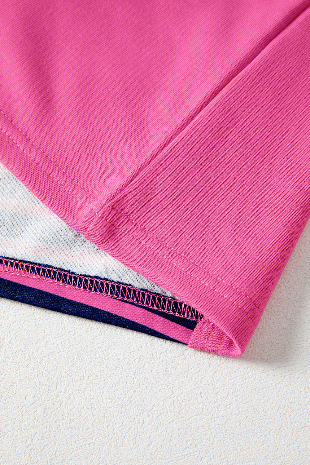 The Everly - Pink Striped Color Block Top