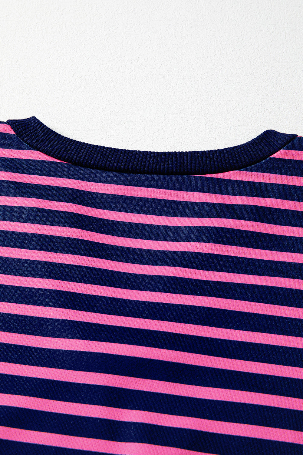 The Everly - Pink Striped Color Block Top