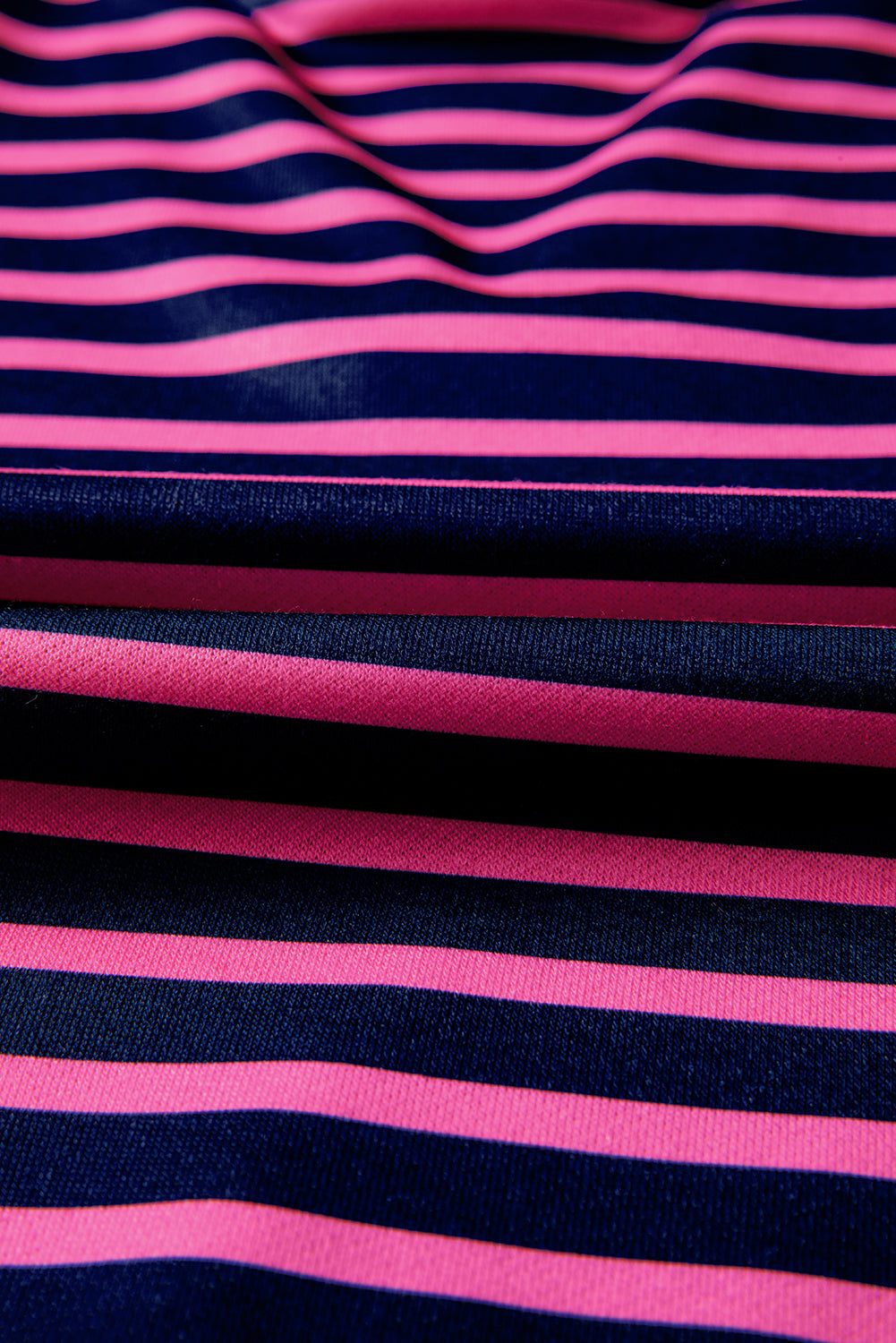 The Everly - Pink Striped Color Block Top