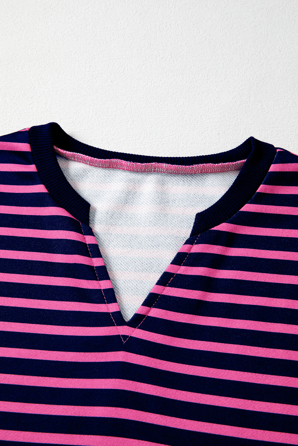 The Everly - Pink Striped Color Block Top