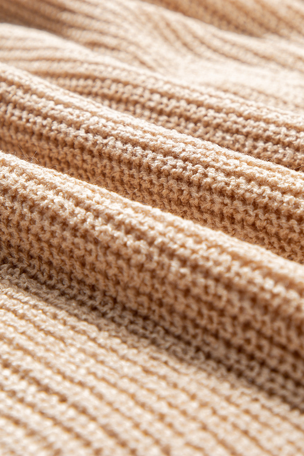 Light Beige Crew Neck Sweater