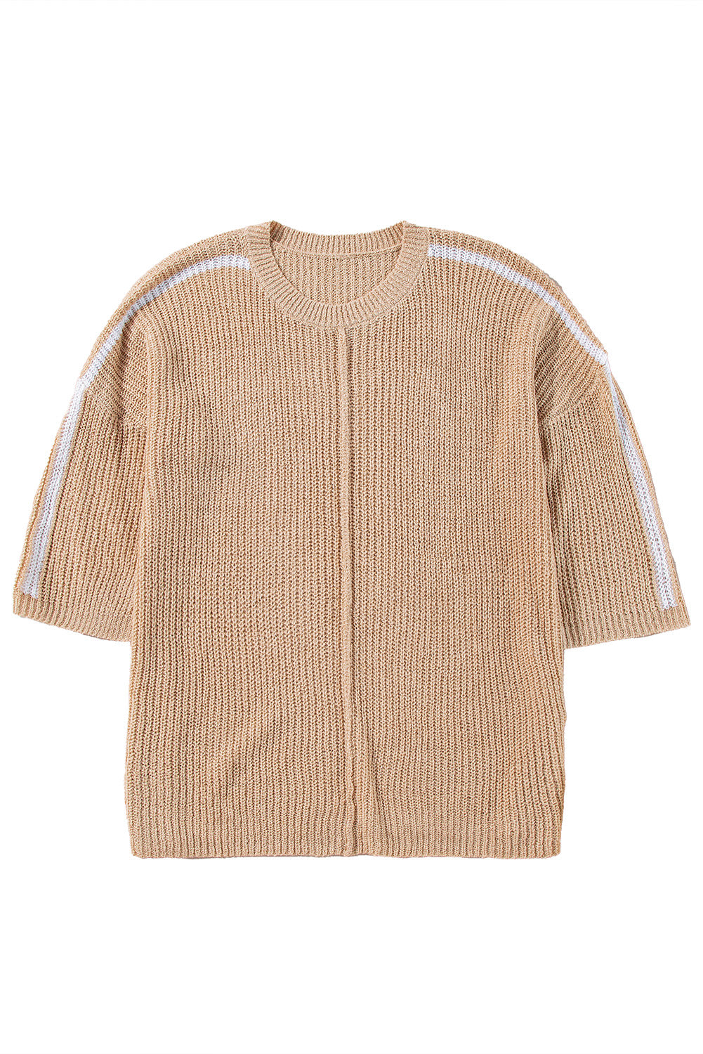 Light Beige Crew Neck Sweater