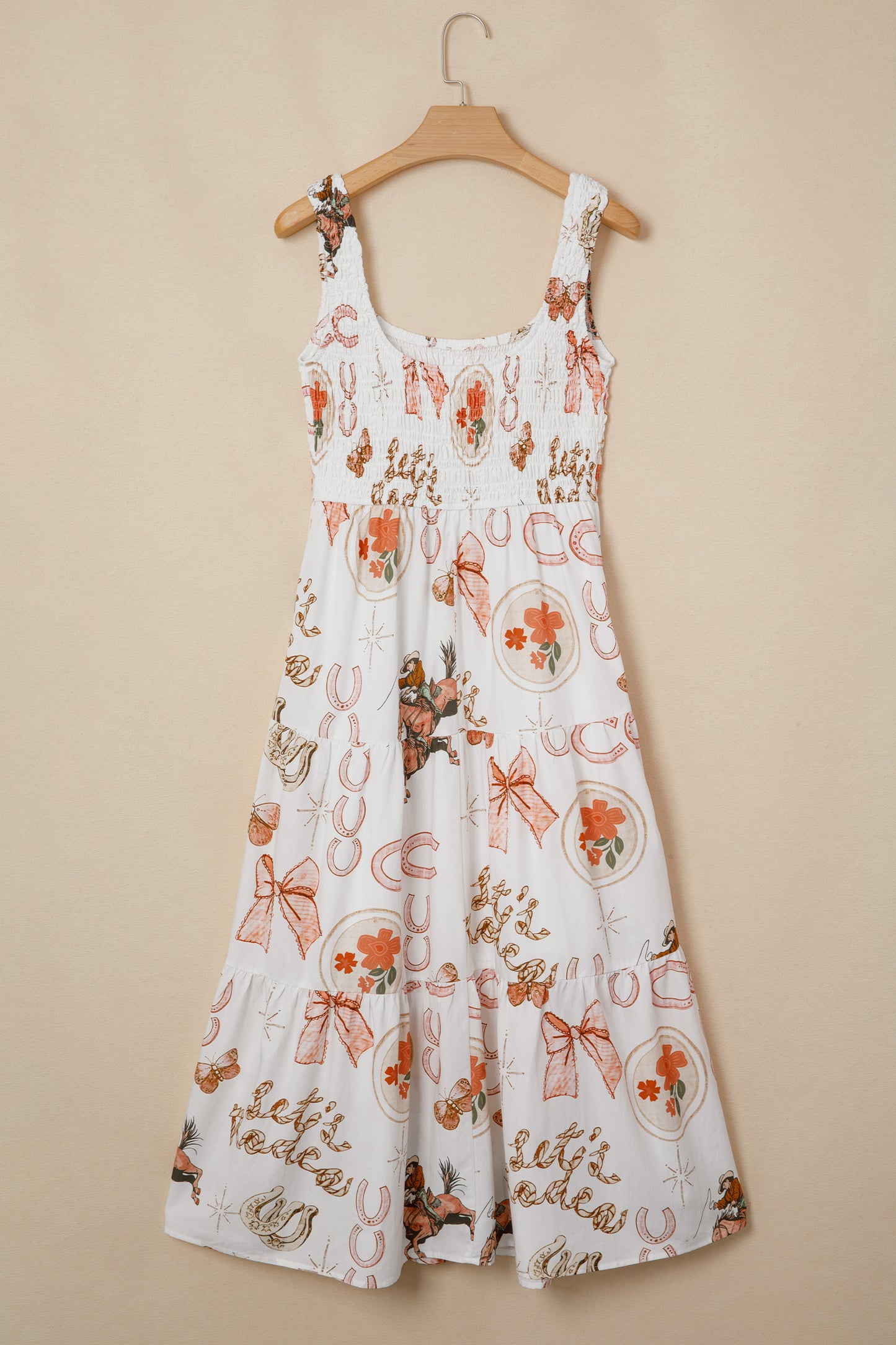 Western Midi Shift Dress