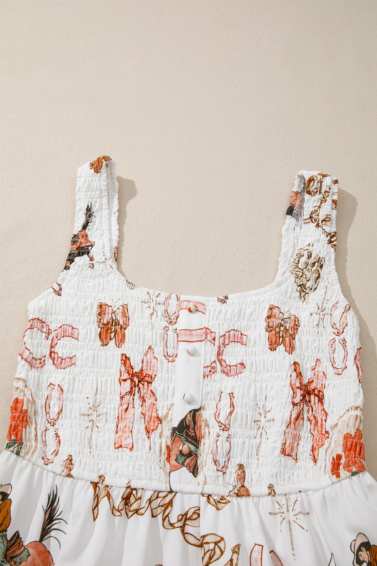 Western Midi Shift Dress