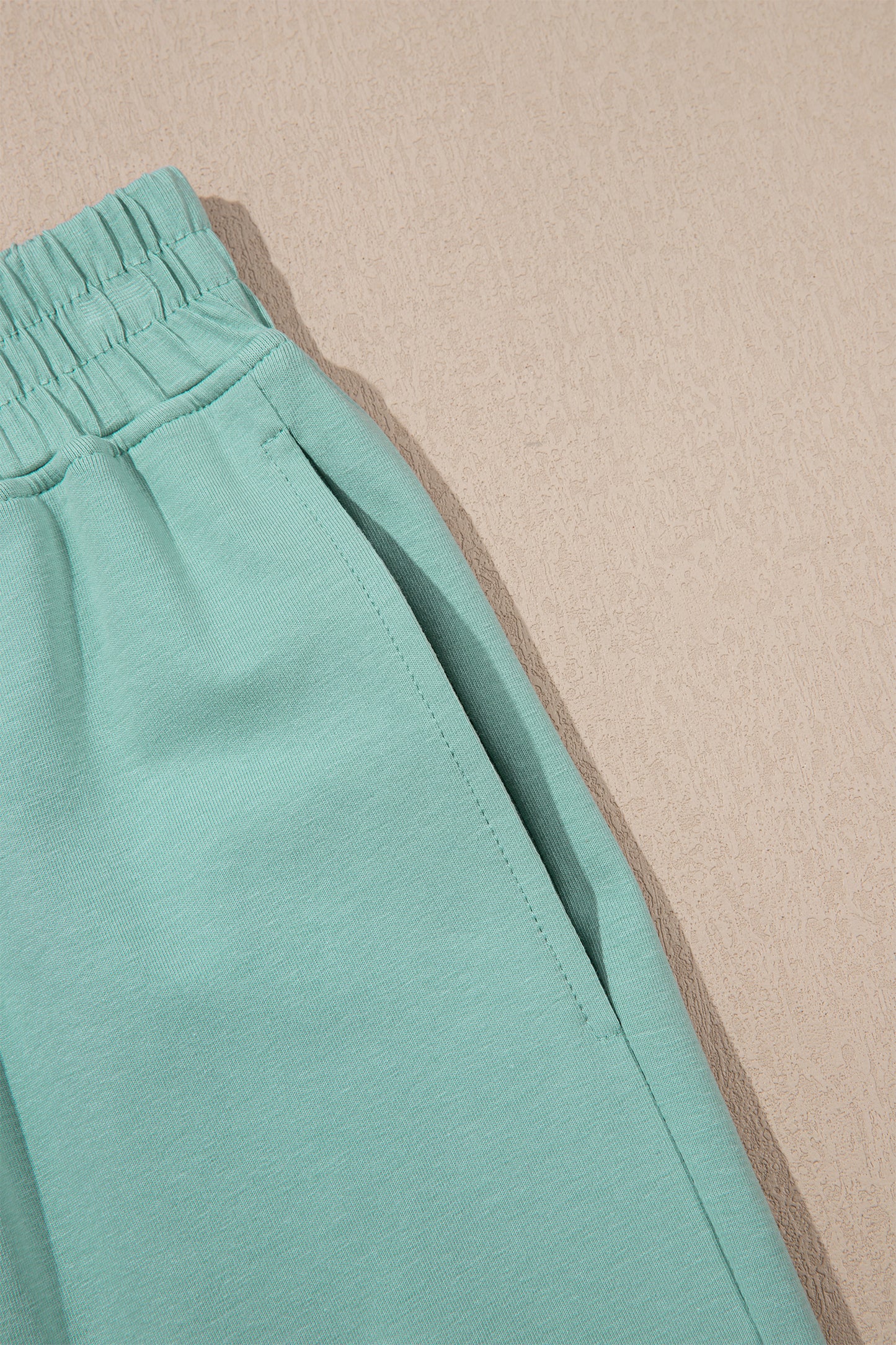 Jade Crop Top and Jogger Pants Set