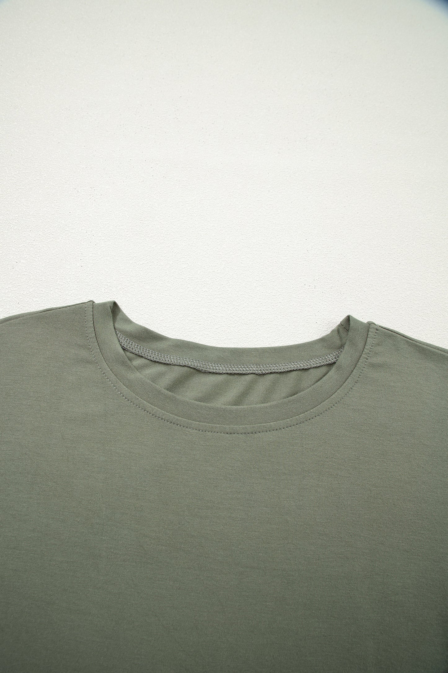Oversize Tee Tie Wrap Skort 2pcs Set