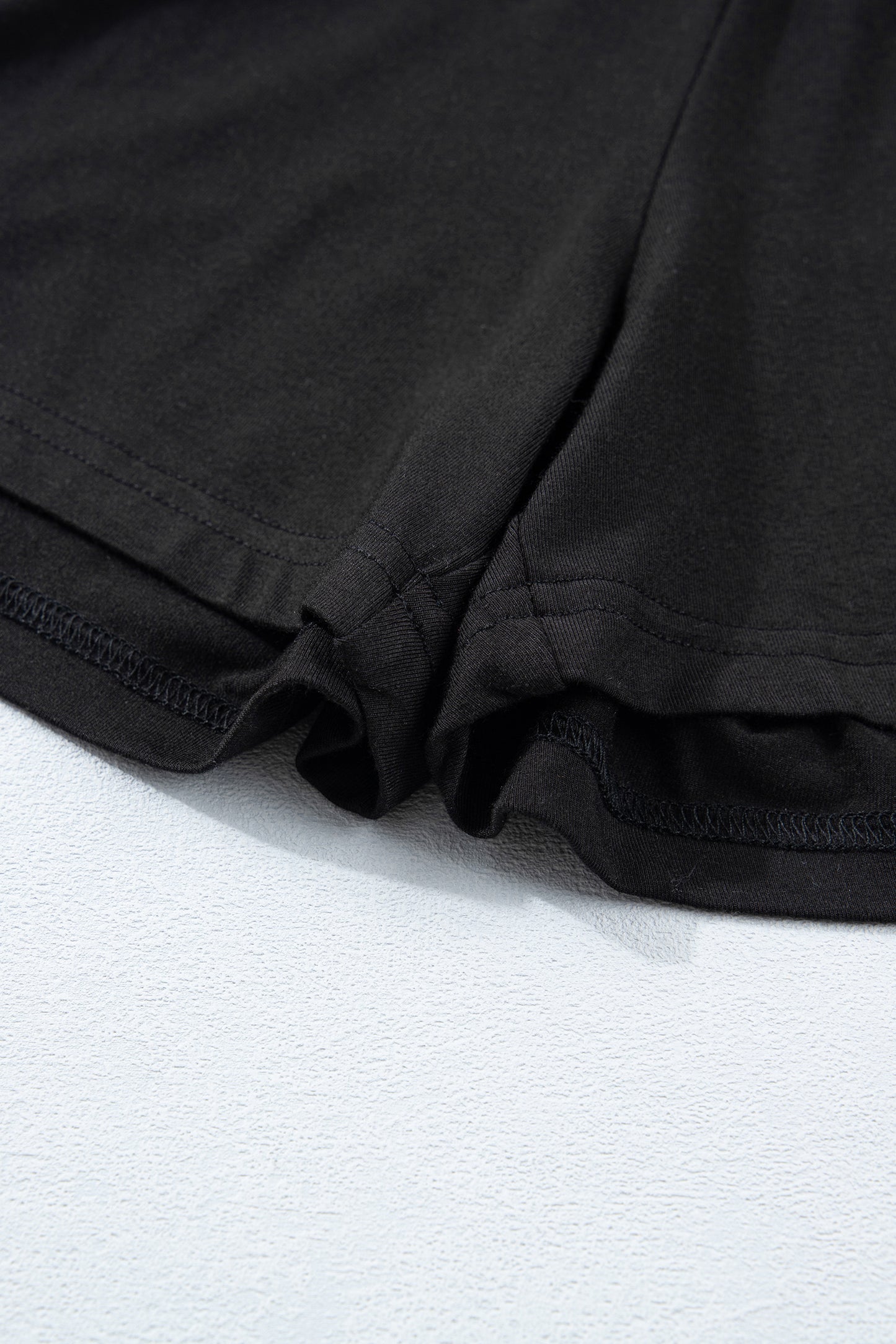 Black Tie Wrap Mini Skort 2pcs Set