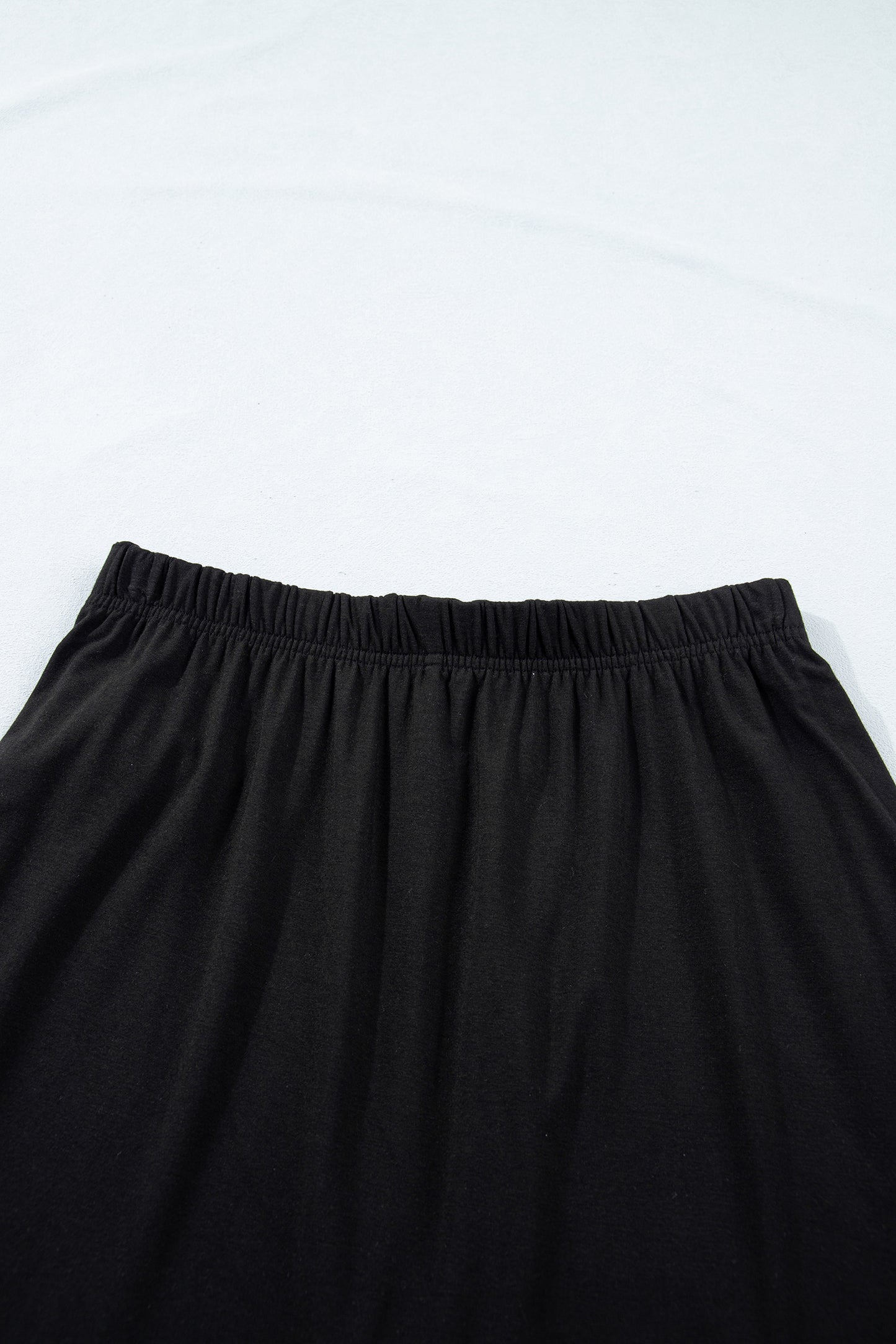 Black Tie Wrap Mini Skort 2pcs Set