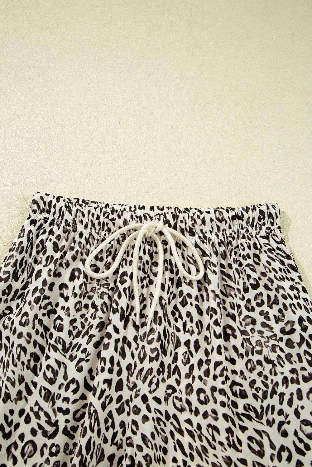 Leopard Drawstring Pants