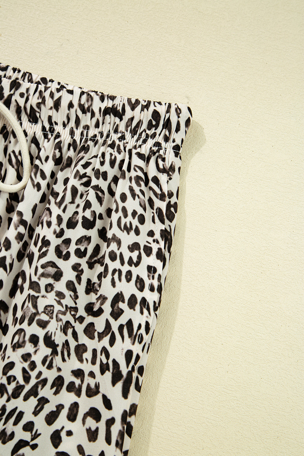 Leopard Drawstring Pants