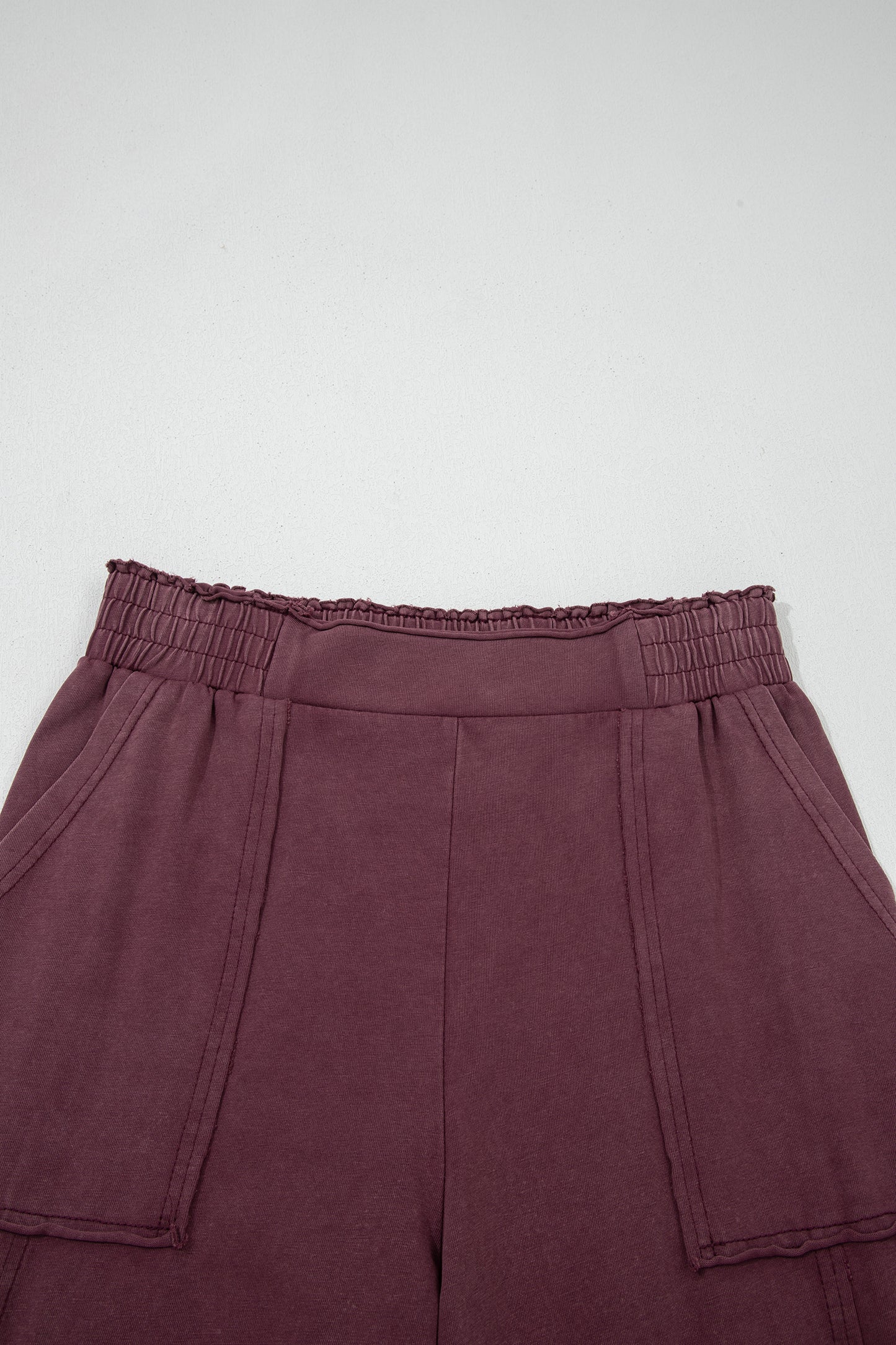 Red Mineral Wash Cargo Sweatpants