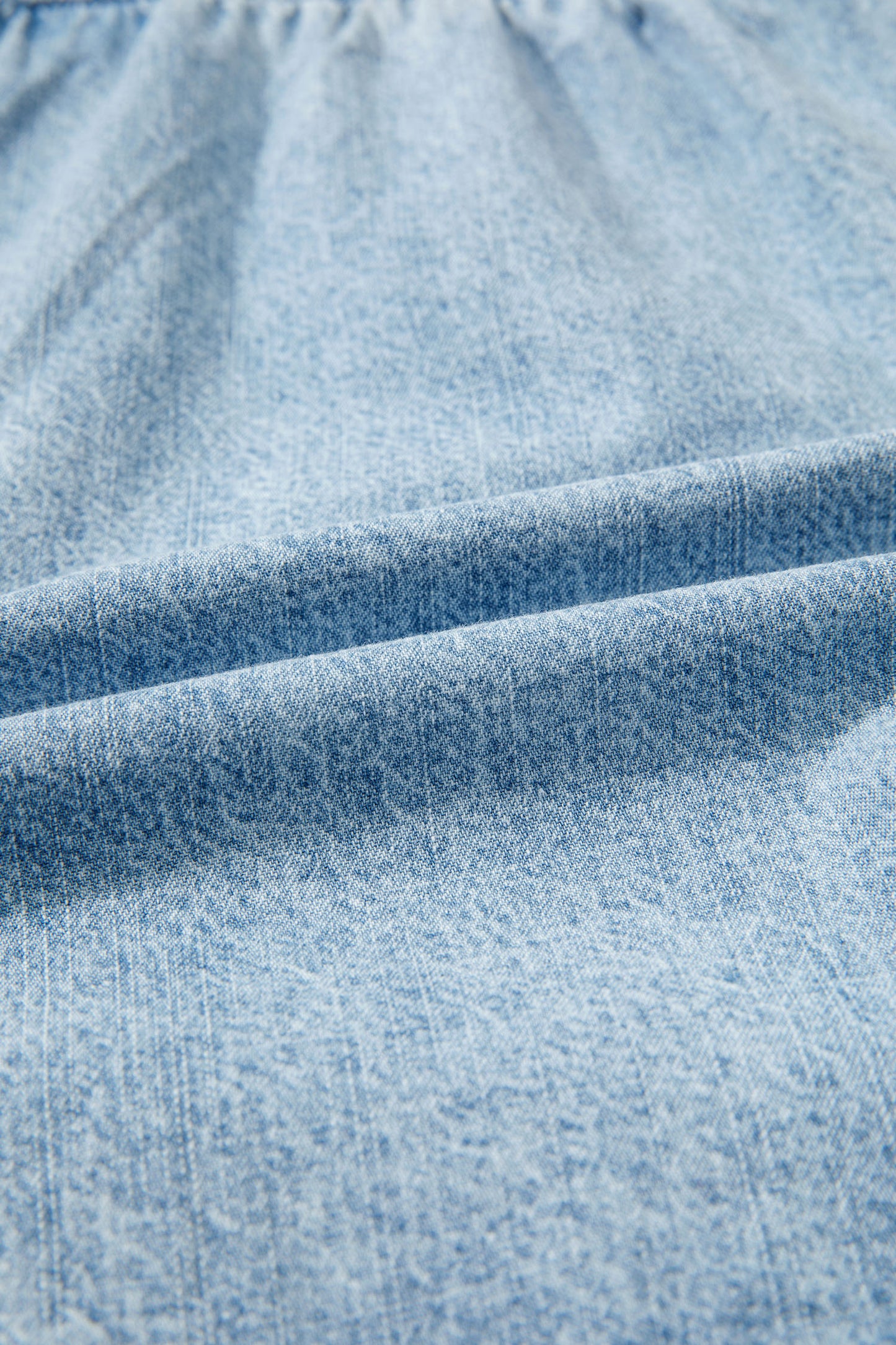 Frayed Edge Denim Shorts