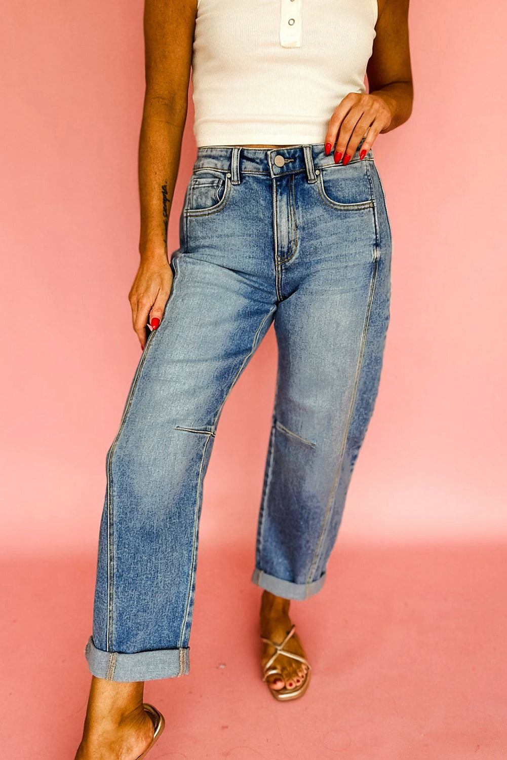 Dusk Blue Vintage Washed Jeans