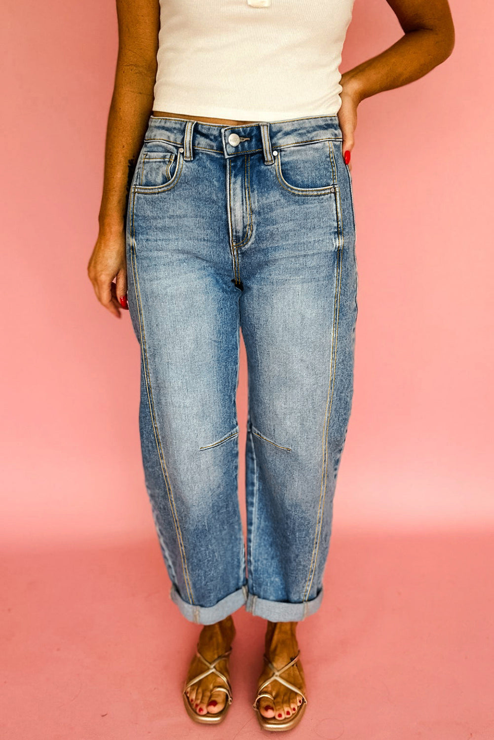 Dusk Blue Vintage Washed Jeans