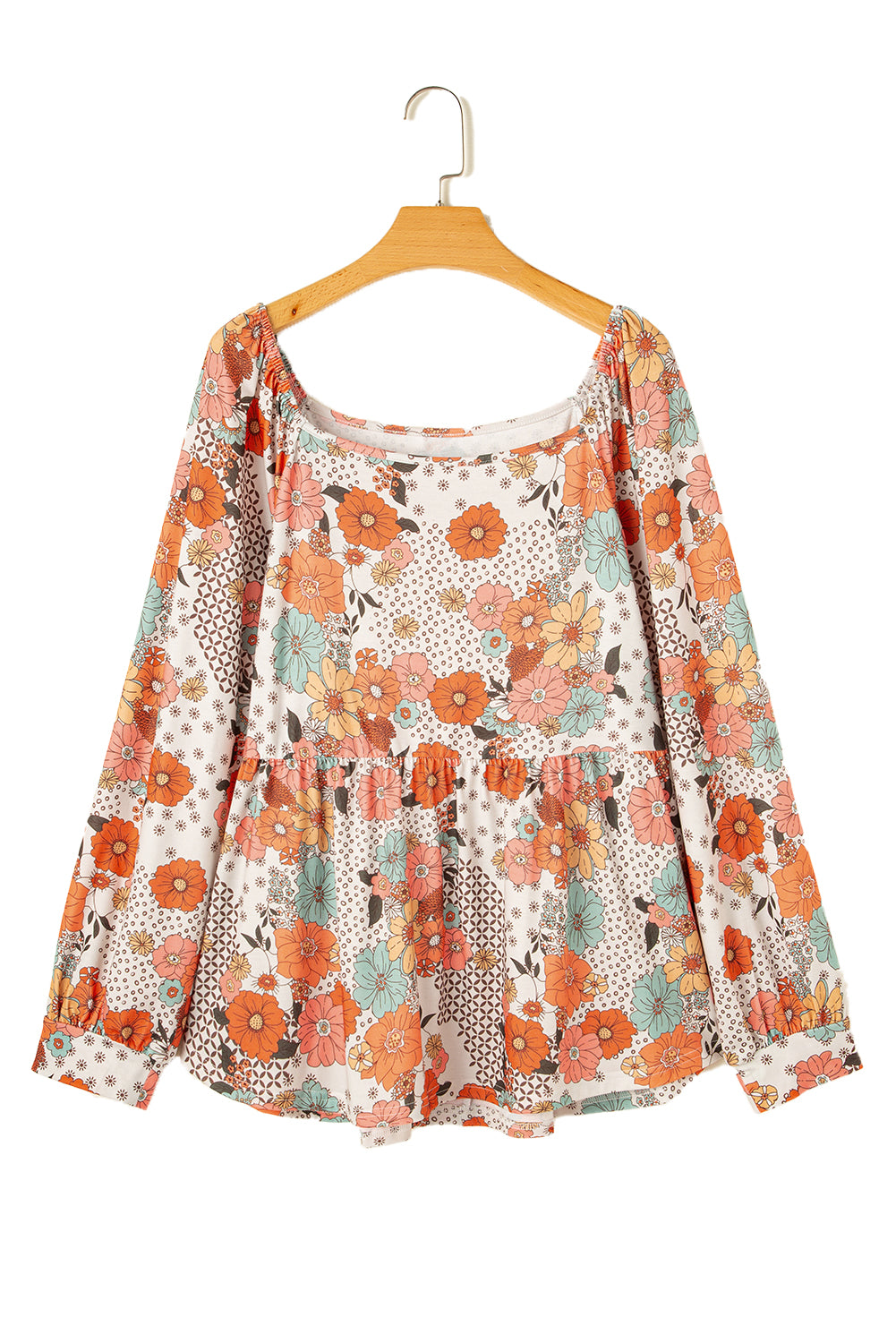 The Caroline - Flower Print Blouse