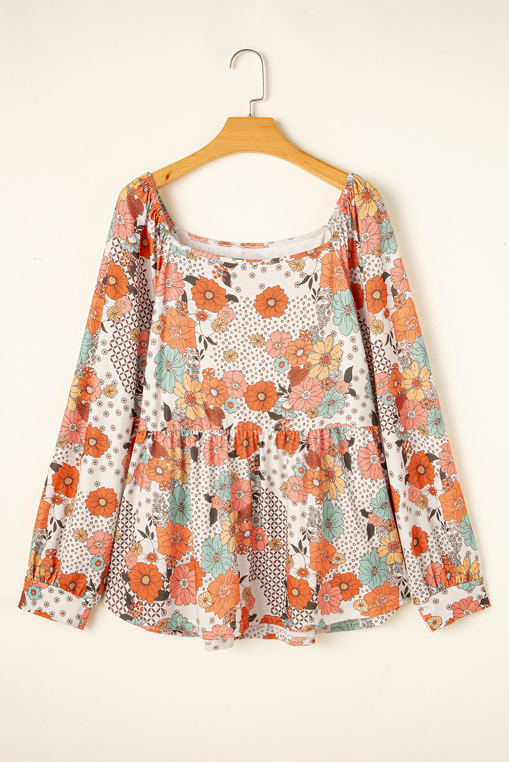 The Caroline - Flower Print Blouse