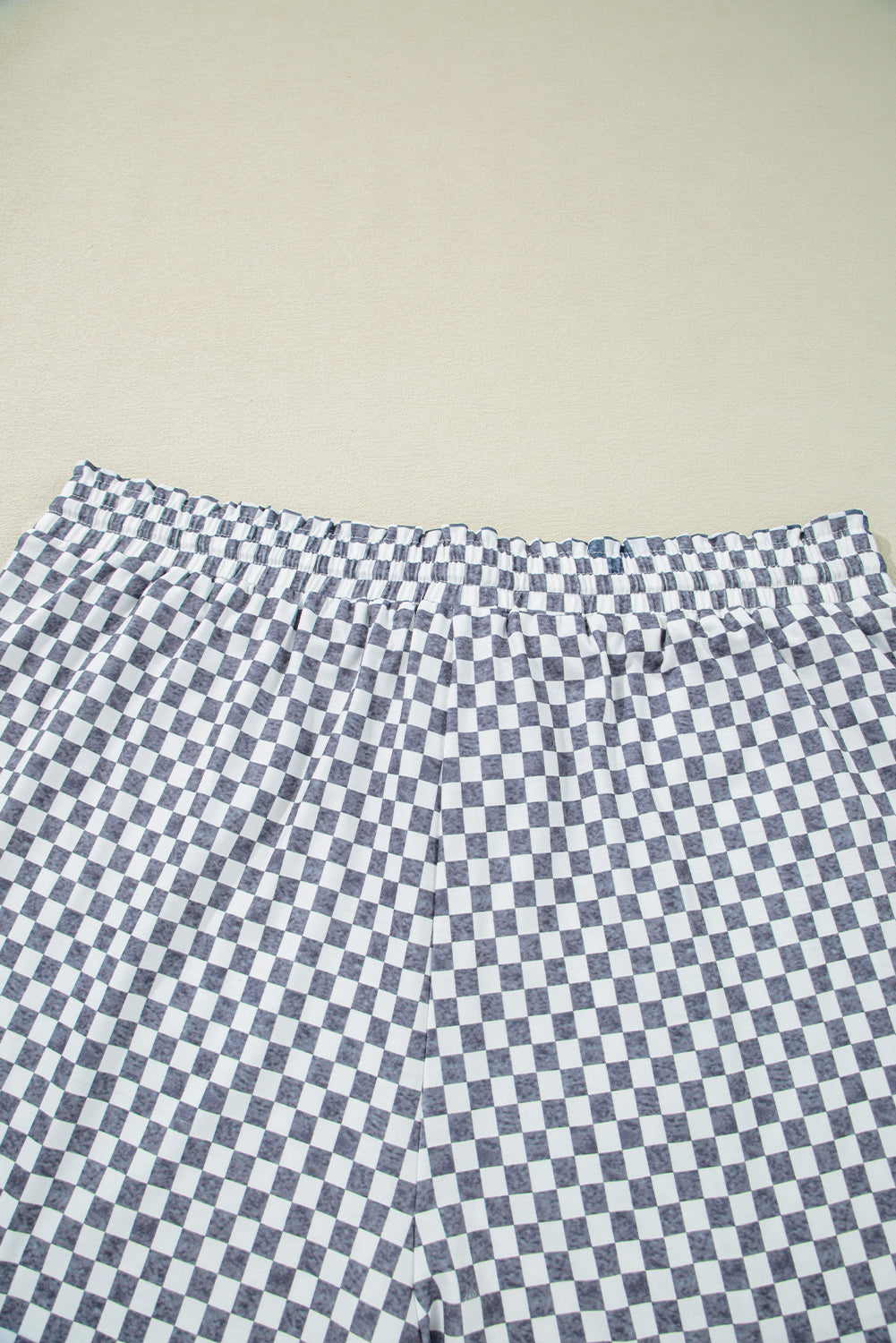 Gray Checkered Shorts