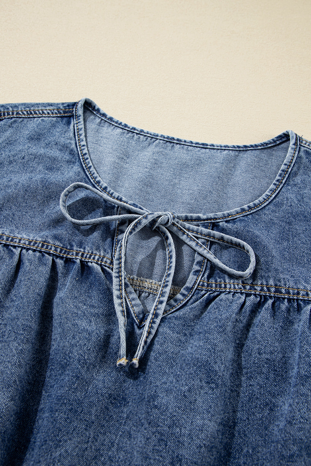 The Harper - Plus Size Denim Blouse
