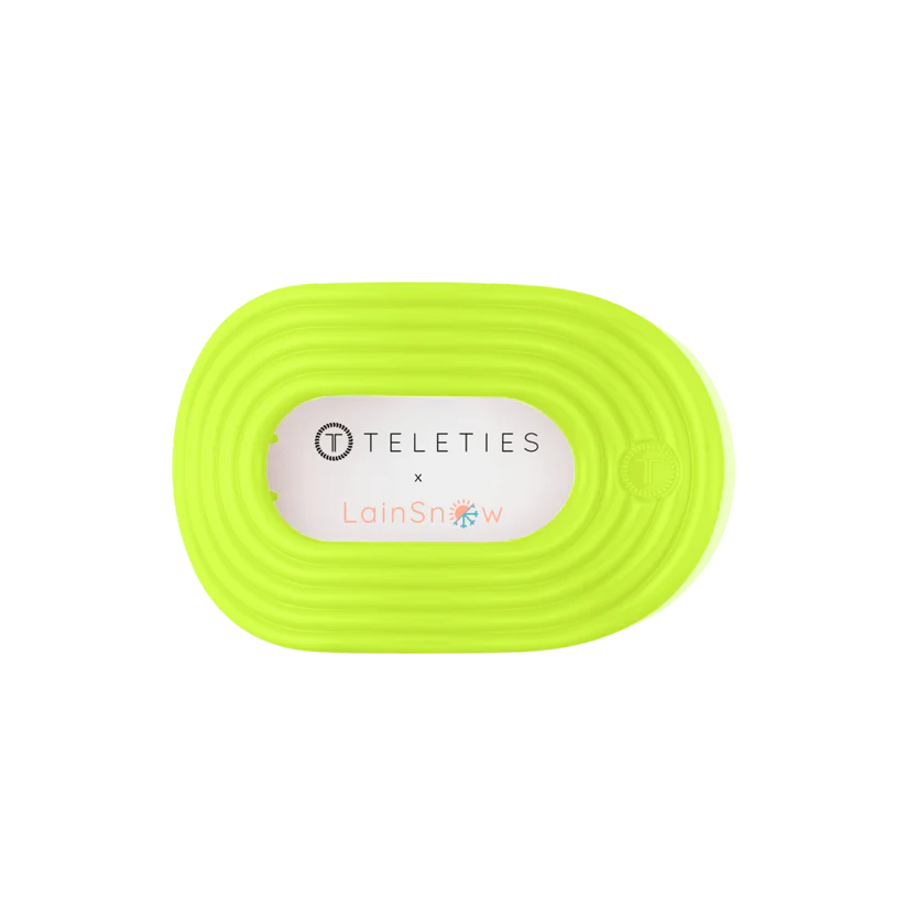 Teleties Palm Glow Flat Round Hair Clip