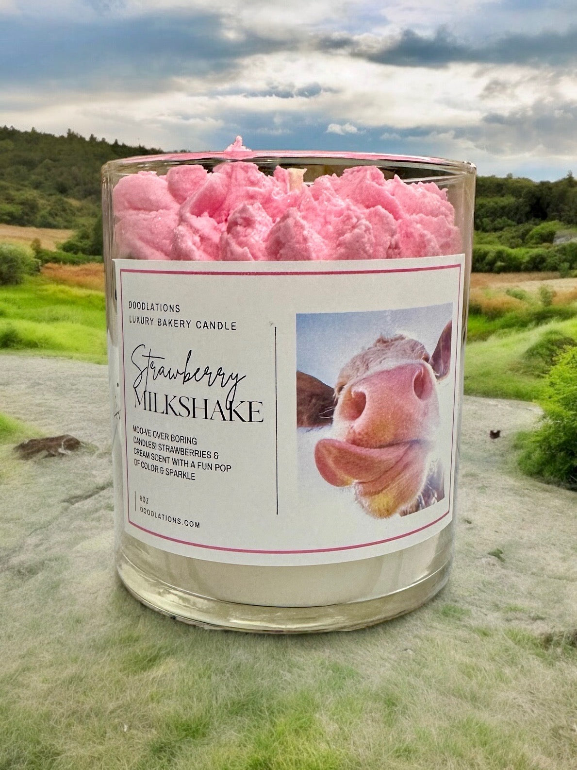 Strawberry Milkshake Luxury Candle