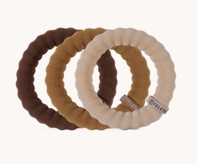 Teleties Espresso Yourself Nylon Hair Ties -Sizes Available