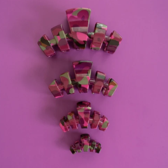 Teleties Classic Garden Glam Claw Clip