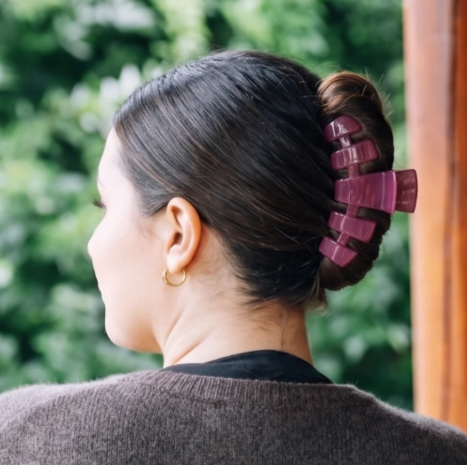 Teleties Classic Mulberry Claw Clip