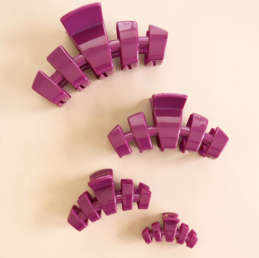 Teleties Classic Mulberry Claw Clip