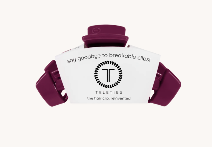 Teleties Classic Mulberry Claw Clip