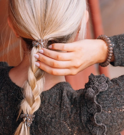 Teleties Morning Brew Hair Ties - Sizes Available