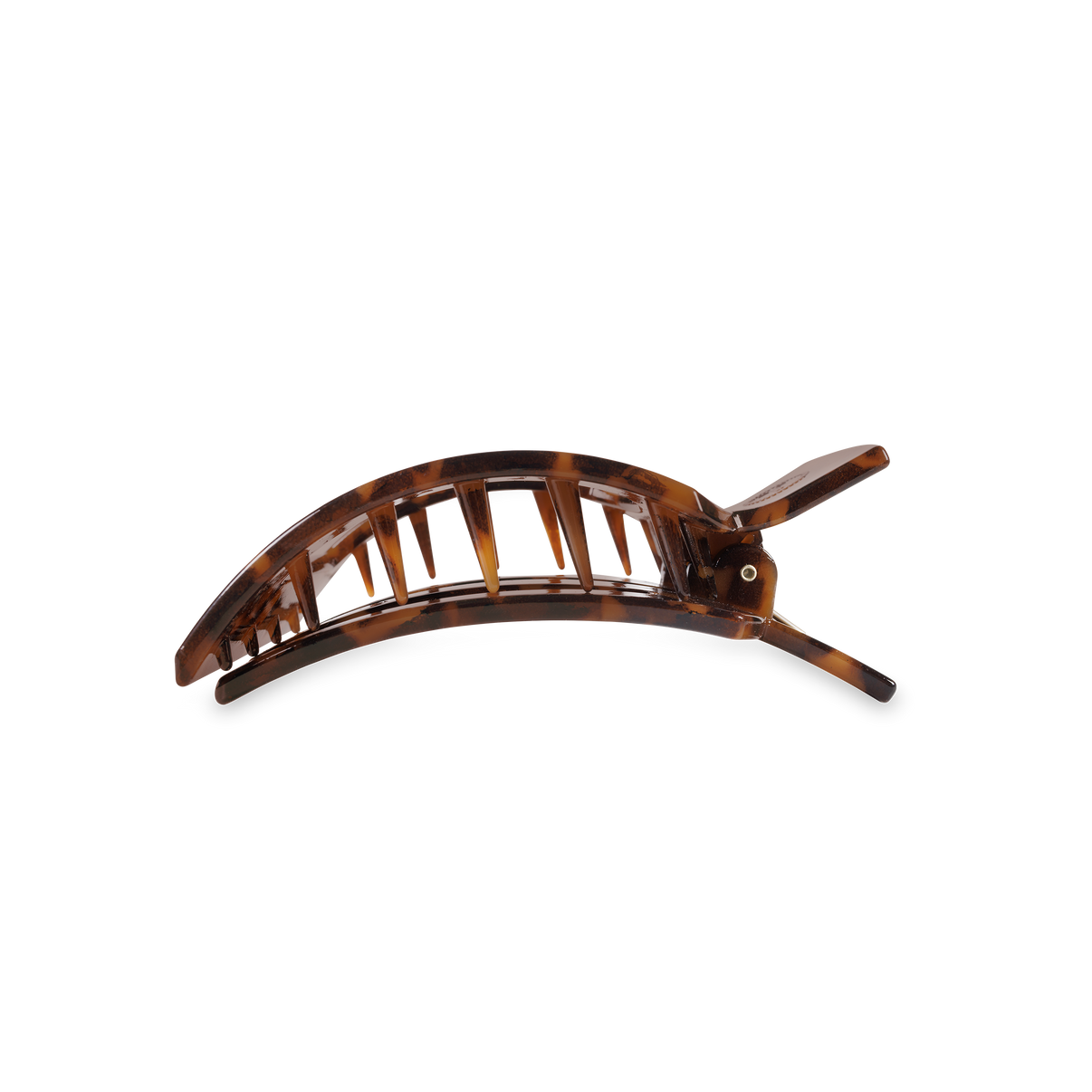 Teleties Tortoise Flat Square Hair Clip