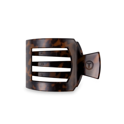 Teleties Tortoise Flat Square Hair Clip